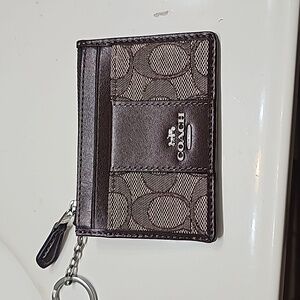 Coach card and small wallet holder